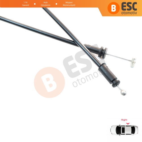 Renault Kangoo MK1 İçin Sağ Sürgülü Kapı İç Açma Teli 8200182966