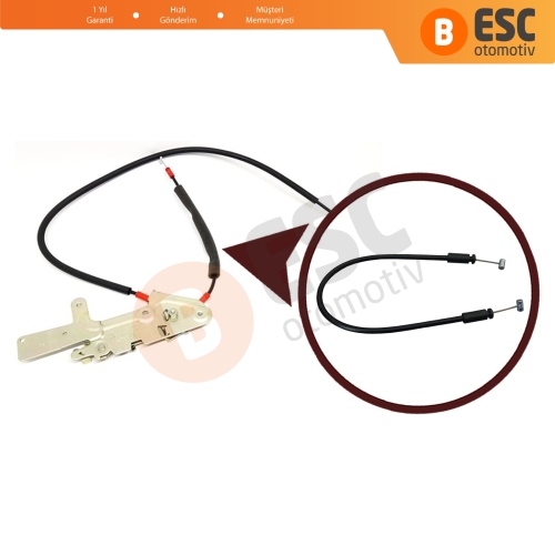 Renault Kangoo İçin Arka Bagaj Kilit Açma Kısa Teli 7700354861