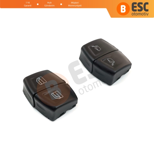 Mercedes Vito Viano Mixto W639 2003-2015 A6395451313 İçin 4 Adet Ön Sürücü Cam Düğme Kapağı