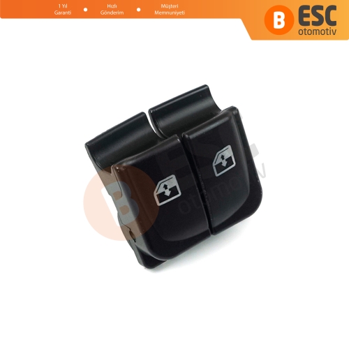 Hyundai I20; I30 İçin 2 Adet Ön Sol Pencere Düğmesi Kapağı