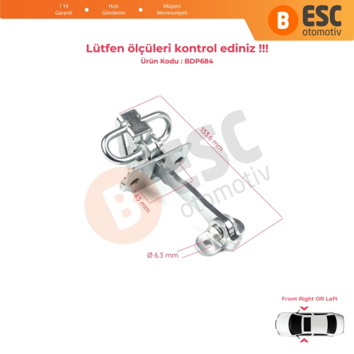 Fiat Doblo Alfa Romeo 156 İçin Ön Kapı Gergi Yayı 51799708