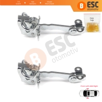 Fiat Siena Palio 178 1996-2016 Albea Strada MK1 278 MK146844990 İçin 2 Adet Ön Sağ ve Sol Kapı Gergi Yayı