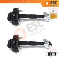 Ford Fiesta MK6 2008-2019 B-Max  8A6AA23500AD İçin 2 EA Ön Sağ ve Sol Kapı Gergi Yayı