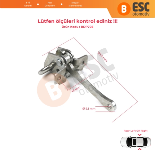 Fiat Bravo Brava 182 Marea 185 MK1 Weekend İçin Arka Kapı Gergi Yayı 465638541