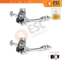 Renault Clio MK1 2 3 Symbol Thalia MK1 7700842859 İçin 2 EA Arka Sağ ve Sol Kapı Gergi Yayı 