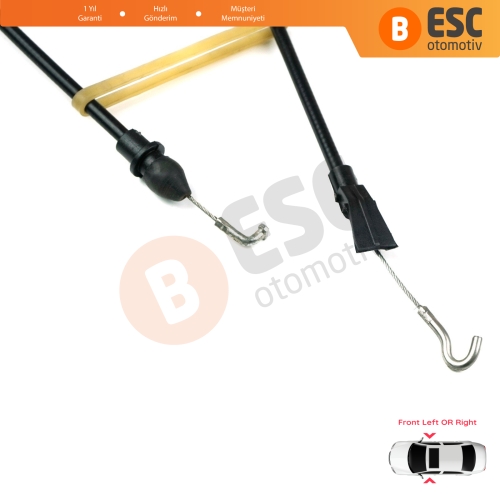 VW Golf MK5 1K1 1K5 Plus 5M1 521 Jetta MK3 1K2 4/5 Kapı 5M0837085B İçin Ön Kapı İç Açma Teli