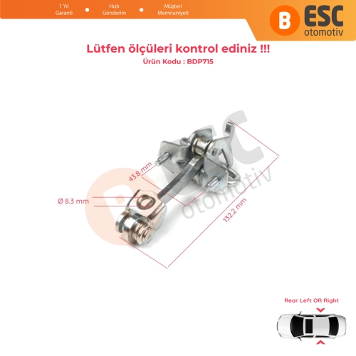 Opel Vectra C Signum İçin Arka Kapı Gergi Yayı 5160246, 9229751