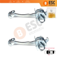 Opel Astra G 1998-2009 2/3 Kapı Zafira A 1999-2006 160245 24434083 İçin 2 EA Ön Sağ ve Sol Kapı Gergi Yayı 