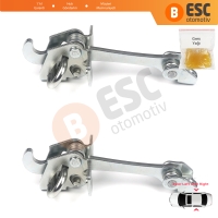 Opel Astra G 1998-2009 Zafira A 1999-2006 160243 İçin 2 EA Arka Sağ ve Sol Kapı Gergi Yayı 