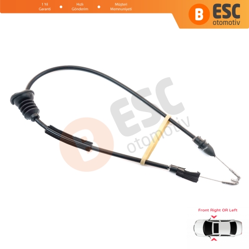 VW Transporter T5 Caravelle Multivan 7H 7J 2003-2016 7E08377085 İçin Ön Kapı İç Açma Teli