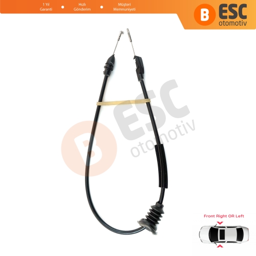 VW Transporter T5 Caravelle Multivan 7H 7J 2003-2016 7E08377085 İçin Ön Kapı İç Açma Teli