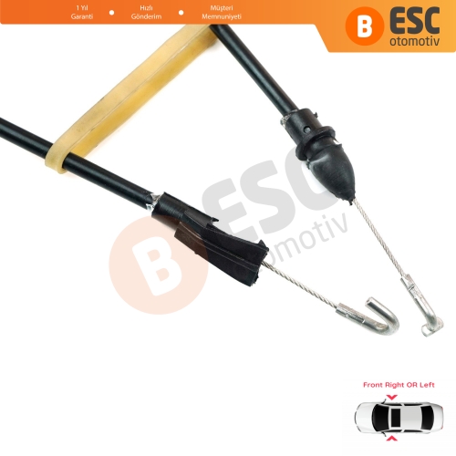 VW Transporter T5 Caravelle Multivan 7H 7J 2003-2016 7E08377085 İçin Ön Kapı İç Açma Teli