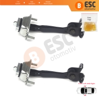 Ford Mondeo MK1 MK2 Turnier 1992-2000  93BBF23500AG 1036788 İçin 2 EA Ön Sağ ve Sol Kapı Gergi Yayı