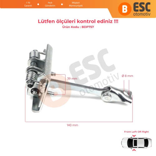 Peugeot 307 Hatch CC SW Break Estate İçin Ön Kapı Gergi Yayı 9181G7