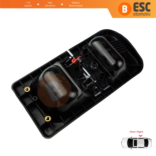 Renault Master MK2 1998-2010 Opel Movano A Nissan Interstar X70 7700352420 İçin Sağ Arka Sürgü Kapı Dış Açma Kolu 