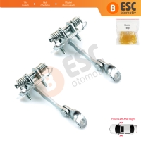 Citroen C3 MK1 MK2 2002-2016 9181H1 İçin 2 EA Ön Sağ ve Sol Kapı Gergi Yayı 
