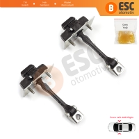 Citroen C-Elysee Peugeot 301 2012-On 9675585080 İçin 2 EA Ön Sağ ve Sol Kapı Gergi Yayı 