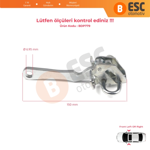 Citroen Jumper MK1 230 244 1994-2006 İçin Ön Kapı Gergi Yayı 918179