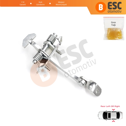 Peugeot 307 4/5-Kapı İçin Arka Sağ veya Sol Kapı Gergi Yayı 9181K0 9181P1