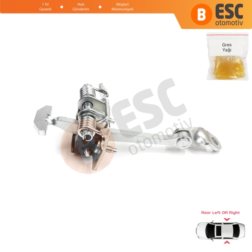 Peugeot 307 4/5-Kapı İçin Arka Sağ veya Sol Kapı Gergi Yayı 9181K0 9181P1