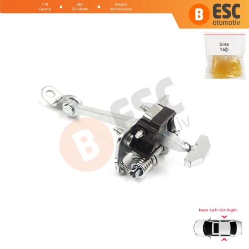 Peugeot 307 4/5-Kapı İçin Arka Sağ veya Sol Kapı Gergi Yayı 9181K0 9181P1