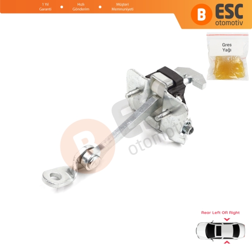 Peugeot 307 4/5-Kapı İçin Arka Sağ veya Sol Kapı Gergi Yayı 9181K0 9181P1