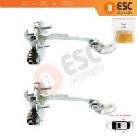Citroen C3 MK1 MK2 2002-2016 9181L9 İçin 2 EA Arka Sağ ve Sol Kapı Gergi Yayı 