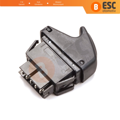 Renault Kangoo Scenic Megane Logan MK1 Clio Scenic MK2 7700838100 İçin Siyah 5-Pin Tekli Cam Açma Düğmesi