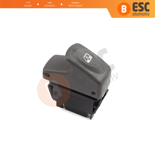 Renault Kangoo Scenic Megane Logan MK1 Clio Scenic MK2 7700838099 İçin Gri 5-Pin Tekli Cam Açma Düğmesi