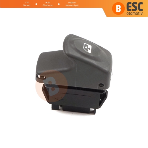 Renault Kangoo Scenic Megane Logan MK1 Clio Scenic MK2 7700838099 İçin Gri 5-Pin Tekli Cam Açma Düğmesi