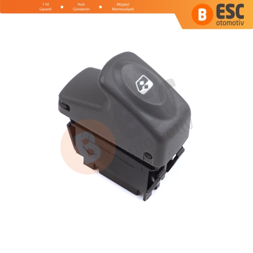 Renault Kangoo Scenic Megane Logan MK1 Clio Scenic MK2 7700421119 İçin Gri 6-Pin Tekli Cam Açma Düğmesi