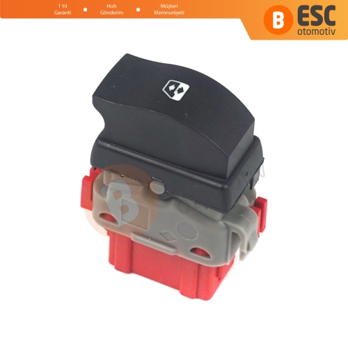 Master Trafic Movano İçin 6 Pin Ön Sürücü Cam Düğmesi 8200199518