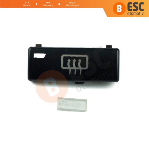 BMW X5 E53 2000-2006 5 Serisi E39 1996-2003 64116915812 İçin Klima Kontrol Arka Cam Buğu Buz Çözücü Düğme Kapağı