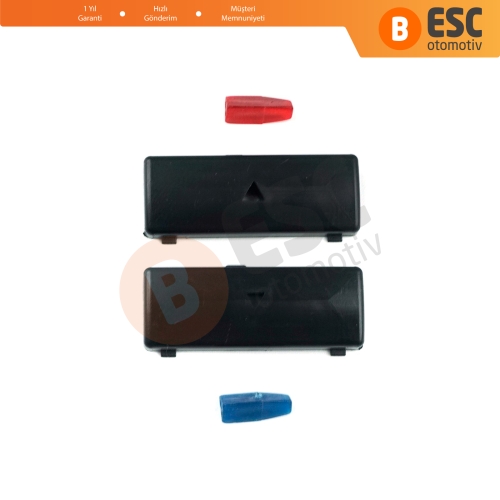 BMW X5 E53 2000-2006 5 Serisi E39 1996-2003 64116915812 İçin 2 Adet Klima Kontrol Isı Sıcaklık Arttırma Azaltma Düğme Kapağı