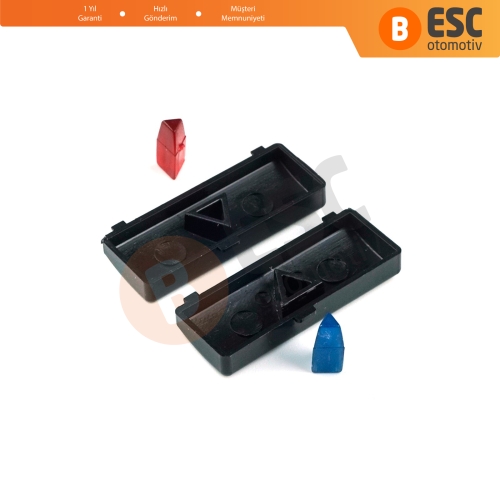 BMW X5 E53 2000-2006 5 Serisi E39 1996-2003 64116915812 İçin 2 Adet Klima Kontrol Isı Sıcaklık Arttırma Azaltma Düğme Kapağı