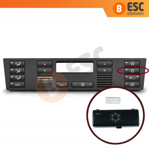 BMW X5 E53 E39 İçin Klima Kontrol Kar Tanesi Düğme Kapağı 6972163
