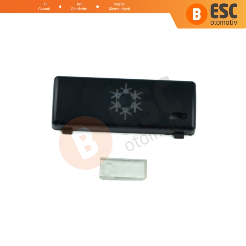 BMW X5 E53 2000-2006 5 Serisi E39 1996-2003 64116915812 İçin Klima Kontrol Kar Tanesi Düğme Kapağı