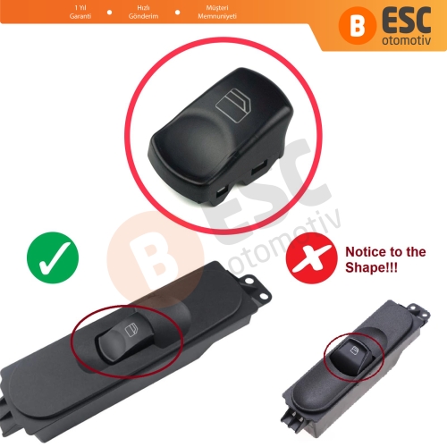 Mercedes Sprinter MK2 W906 2006-2020 VW Crafter MK1 2006-2017 A9065451913 İçin Yolcu Cam Açma Düğme Kapağı