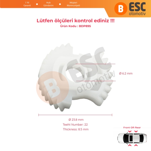 Hyundai I20 I30 İçin Kapı Kilit Tamir Dişlisi 813101J060