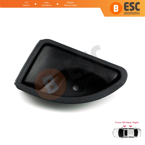 Renault Kangoo MK1 KC FC Twingo MK1 C06 S06 Nissan Kubistar X76 8200259376 İçin Sağ İç Kapı Açma Kolu Siyah