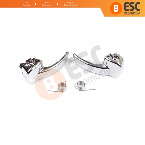 Nissan Qashqai J10 JJ10 İçin Krom Kaplama İç Kapı Kolu 80670JD00E