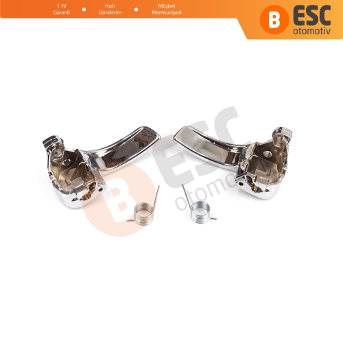 Nissan Qashqai J10 JJ10 İçin Krom Kaplama İç Kapı Kolu 80670JD00E