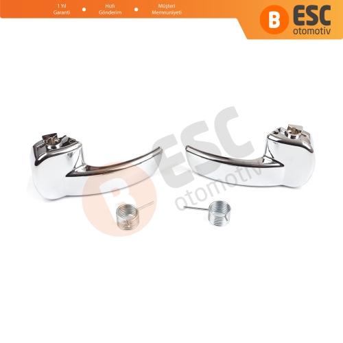 Nissan Qashqai J10 JJ10 İçin Krom Kaplama İç Kapı Kolu 80670JD00E