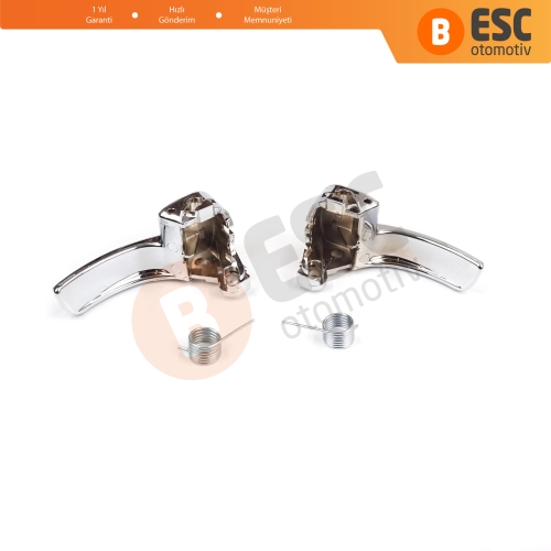 Nissan Qashqai J10 JJ10 İçin Krom Kaplama İç Kapı Kolu 80670JD00E