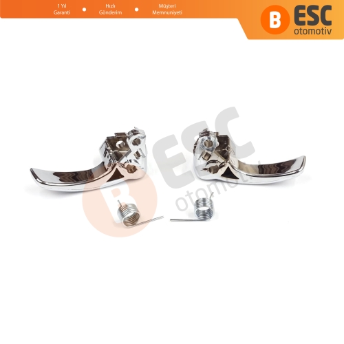 Nissan Qashqai J10 JJ10 İçin Krom Kaplama İç Kapı Kolu 80670JD00E