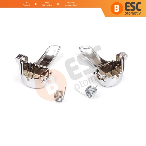 Nissan Qashqai J10 JJ10 İçin Krom Kaplama İç Kapı Kolu 80670JD00E