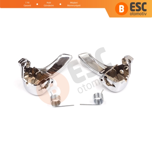 Nissan Qashqai J10 JJ10 İçin Krom Kaplama İç Kapı Kolu 80670JD00E