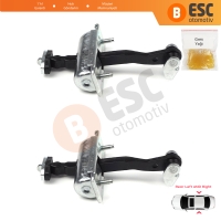Ford Focus MK2 C-Max MK1 Kuga MK1 1641573 İçin 2 EA Arka Sağ ve Sol Kapı Gergi Yayı