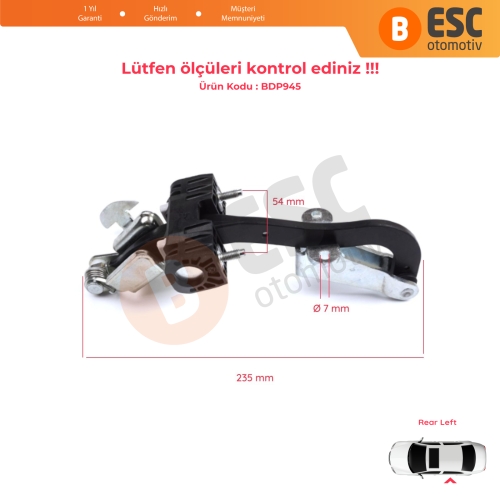 Peugeot Boxer Citroen Jumper Fiat Ducato 2006-On İçin Sol Arka Bagaj Kapı Gergi Yayı 8731R1