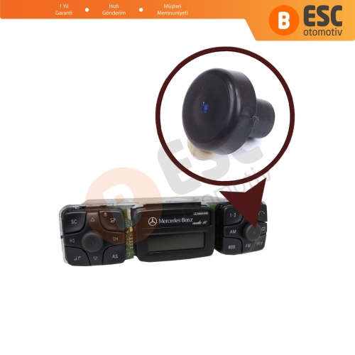 Becker Mercedes Audio 10 BE4400 BE4500 BE3210 İçin Radyo Düğmesi